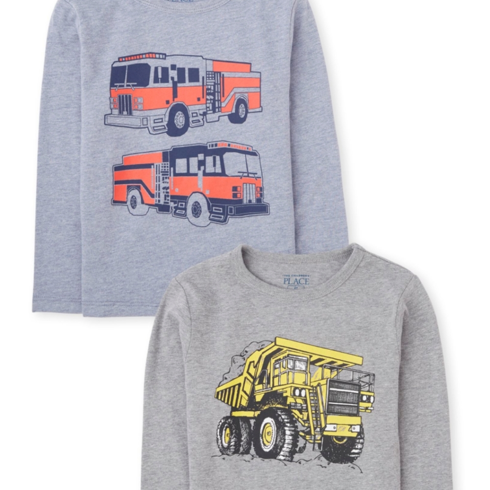 Toddler boys 4T 2-pack long sleeve shirts